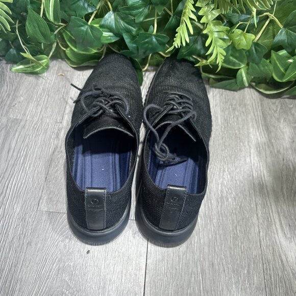 Cole Haan 2.ZeroGrand Black Stitchlite Wingtip Oxfords Derby Men Sz 10.5 C28527